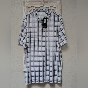 NWT Antigua men's big & tall 2XL golf polo shirt sports athletic lightweight